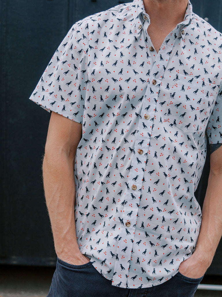 Men's Dino Buttondown Shirt