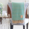 Seafoam Alpaca Blend Throw-Asher Market soft, cozy and machine washable